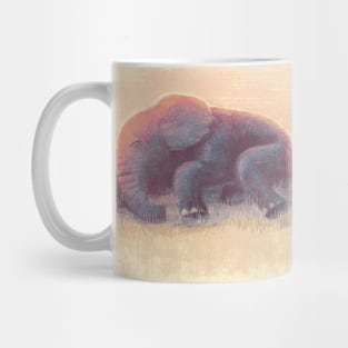 Baby Elephant Sleeping 2 Mug